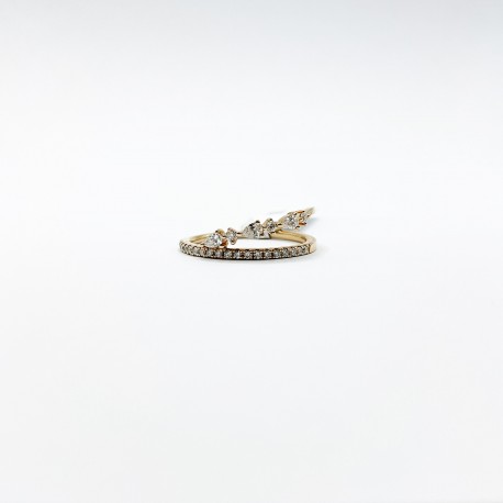 Anillo Churumbela Con Diamantes