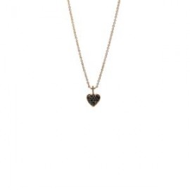 Mini Sagrado Corazón de Diamante Negro