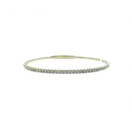 Pulsera Flexible Con Diamantes