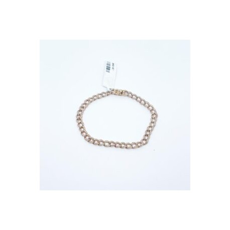 Pulsera De Eslabones Con Diamantes