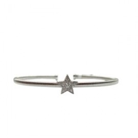 Pulsera Flex Estrella con Diamantes