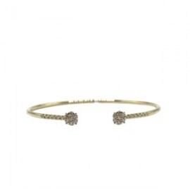 Pulsera Flex Flor con Diamantes