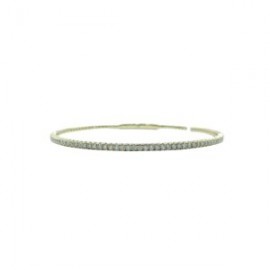 Pulsera Flexible Con Diamantes