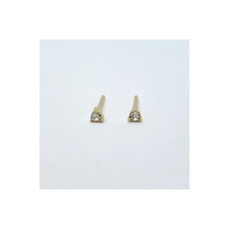 Arete Mini Zirconias De Colores