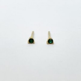 Arete Mini Zirconias De Colores