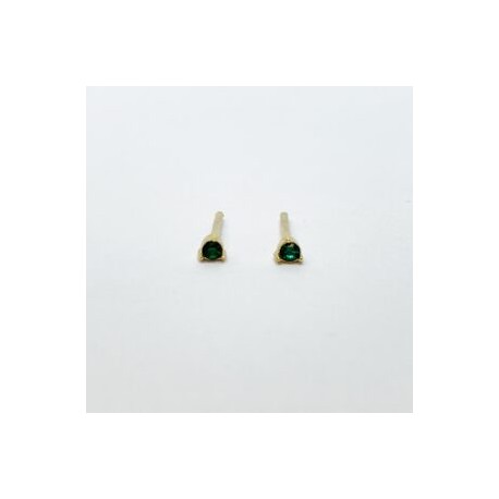 Arete Mini Zirconias De Colores